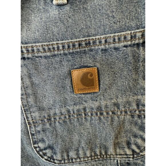 MEN'S CARHARTT B13 DPS DENIM CARPENTER JEANS 34 X 30 Cotton Streetwear Workwear - Picture 5 of 15